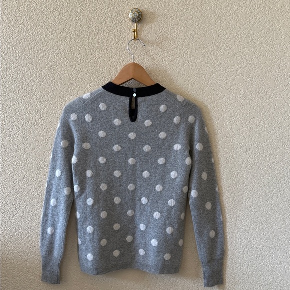J. Crew Polka Dot Cashmere Sweater XXS - Picture 8 of 14